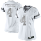 Nike Dallas Cowboys #4 Dak Prescott White Women's Stitched NFL Limited Platinum Jersey