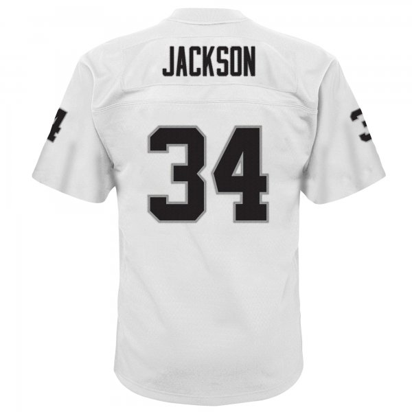 Youth Las Vegas Raiders Bo Jackson Mitchell & Ness White 1988 Retired Player Legacy Jersey