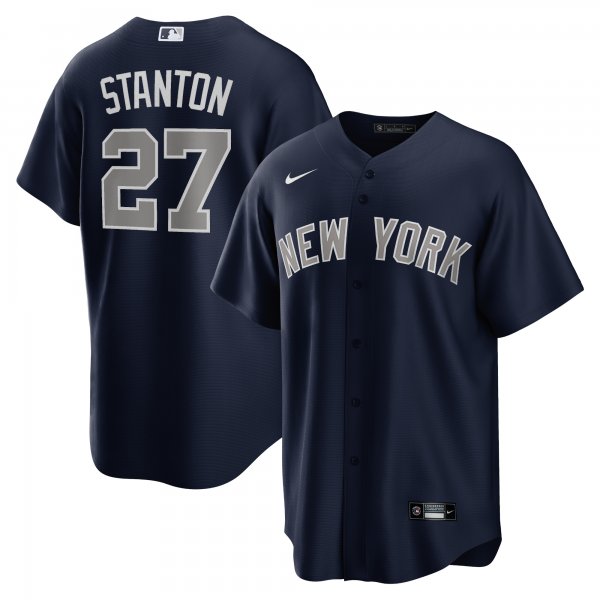 Men's New York Yankees Giancarlo Stanton Nike Navy Alternate Replica Player Jersey