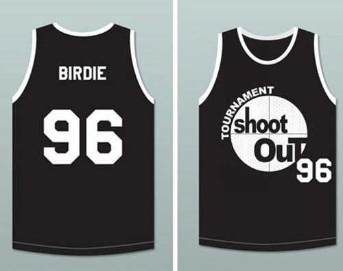 Tournament Shoot Out #96 Birdie Black Stitched Basketball NBA Jersey