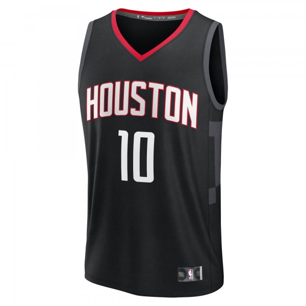 Men's Houston Rockets Jabari Smith Jr. Fanatics Black Fast Break Replica Player Jersey - Statement Edition