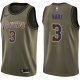 Nike Men's Los Angeles Lakers #3 Josh Hart Green Swingman Salute to Service NBA Jersey