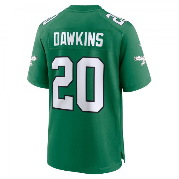 Men's Philadelphia Eagles Brian Dawkins Nike Kelly Green Alternate Retired Player Game Jersey