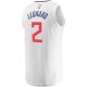 Youth LA Clippers Kawhi Leonard Fanatics White Fast Break Player Jersey - Association Edition