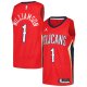 Men's New Orleans Pelicans Zion Williamson Jordan Brand Red Swingman Player Jersey - Statement Edition