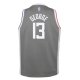 Youth LA Clippers Paul George Nike Gray 2020/21 Swingman Player Jersey - Earned Edition