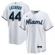 Men's Miami Marlins JesÃÂºs Luzardo Nike White Home  Replica Player Jersey