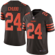 Nike Cleveland Browns #24 Nick Chubb Brown Youth Stitched NFL Limited Rush Jersey