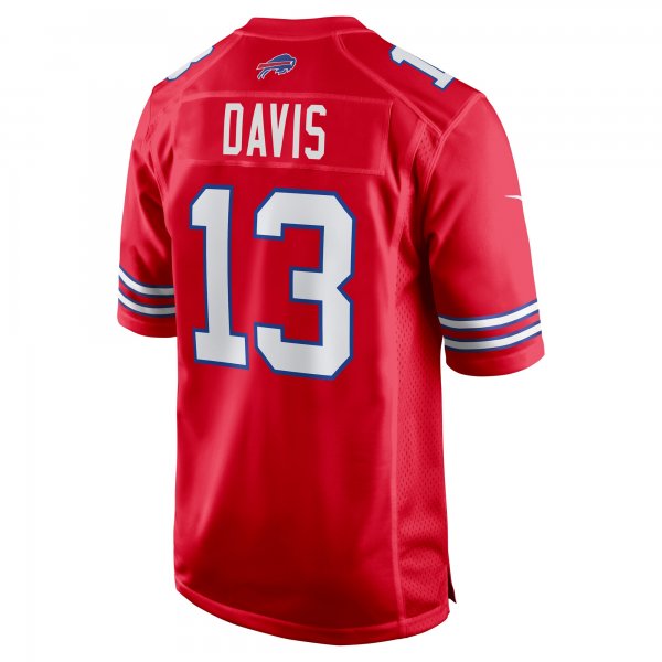 Men's Buffalo Bills Gabe Davis Nike Red Alternate Game Jersey