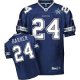 Dallas Cowboys #24 Marion Barber Navy Blue With Team 50TH Patch Stitched Youth NFL Jersey