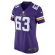 Women's Minnesota Vikings Chim Okorafor Nike Purple Team Game Jersey