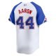 Men's Atlanta Braves Hank Aaron Nike White City Connect Retired Player Jersey