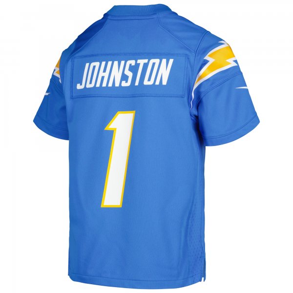 Youth Los Angeles Chargers Quentin Johnston Nike Powder Blue Game Jersey