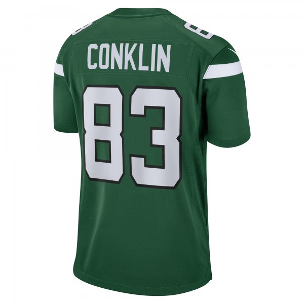 Men's New York Jets Tyler Conklin Nike Gotham Green Game Jersey