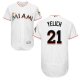 Miami Marlins #21 Christian Yelich White Flexbase Collection Stitched MLB Jersey