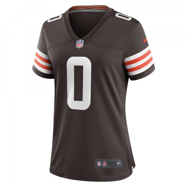 Women's Cleveland Browns Greg Newsome II Nike Brown Team Game Jersey