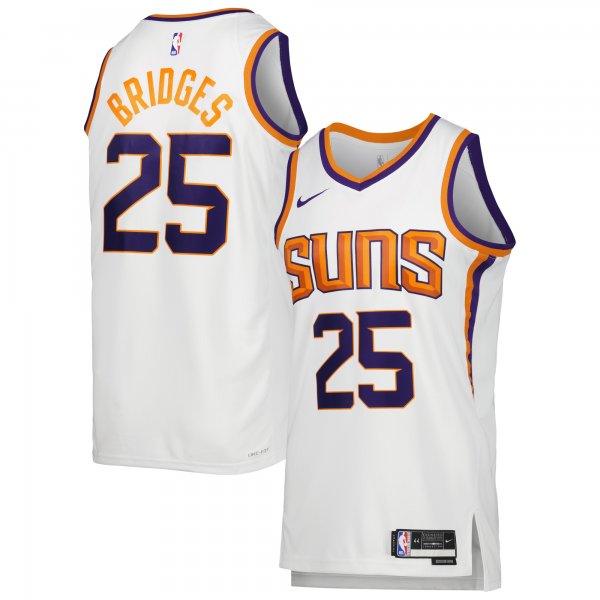 Unisex Phoenix Suns Mikal Bridges Nike White Swingman Jersey - Association Edition