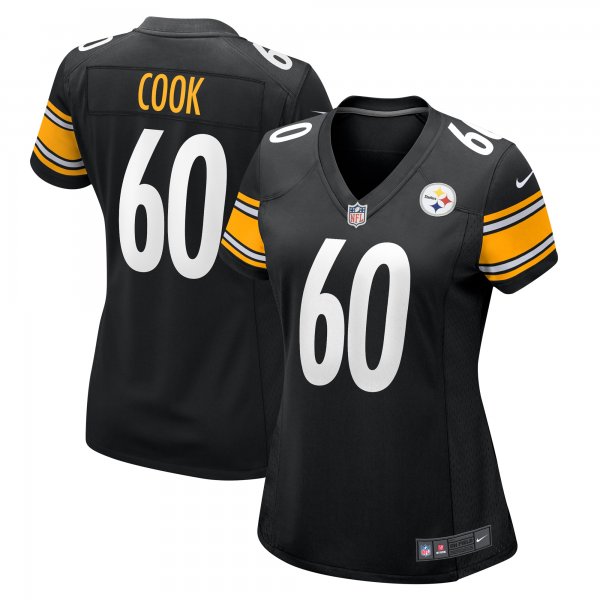 Women's Pittsburgh Steelers Dylan Cook Nike  Black  Game Jersey