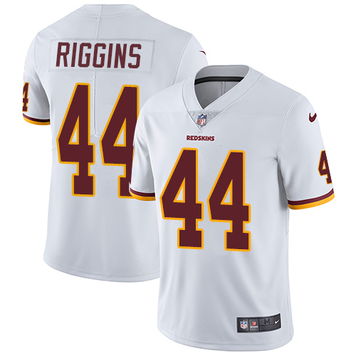 Men's Washington Redskins #44 John Riggins Limited White Vapor Untouchable Road NFL Nike Jersey