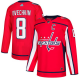 Adidas Washington Capitals #8 Alex Ovechkin Red Home Stitched NHL Jersey