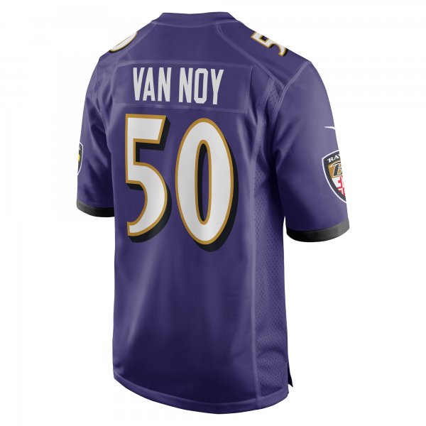 Men's Baltimore Ravens Kyle Van Noy Nike  Purple  Game Jersey