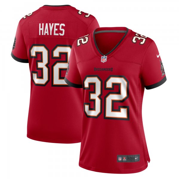 Women's Tampa Bay Buccaneers Josh Hayes Nike  Red  Game Jersey