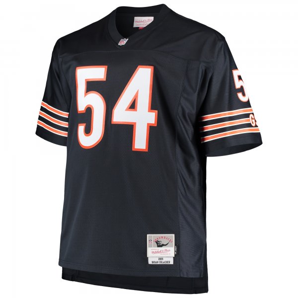 Men's Chicago Bears Brian Urlacher Mitchell & Ness Navy Big & Tall 2001 Retired Player Replica Jersey