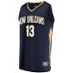 Men's New Orleans Pelicans Kira Lewis Jr. Fanatics Navy Fast Break Replica Jersey - Icon Edition