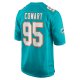 Men's Miami Dolphins Byron Cowart Nike  Aqua  Game Jersey