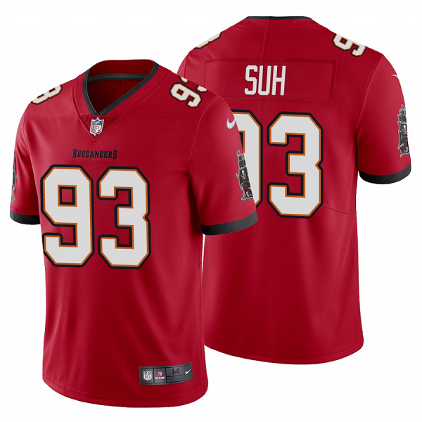 Ndamukong Suh #93 Tampa Bay Buccaneers Vapor Limited Red Jersey