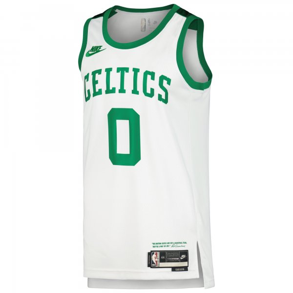 Men's Boston Celtics Jayson Tatum Nike White Swingman Player Jersey - Classic Edition