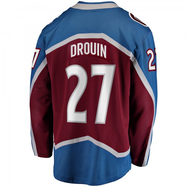 Men's Colorado Avalanche Jonathan Drouin Fanatics Maroon Home Breakaway Jersey