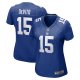 Women's New York Giants #15 Tommy DeVito Nike Royal Player Game Jersey