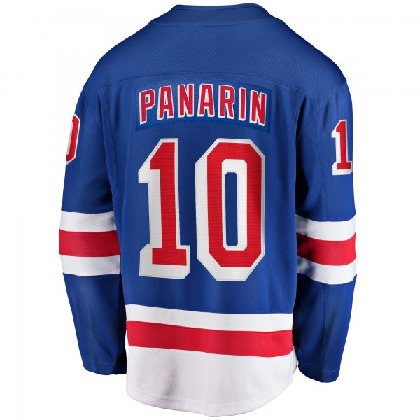 Men's New York Rangers Artemi Panarin Fanatics Blue Home Premier Breakaway Player Jersey