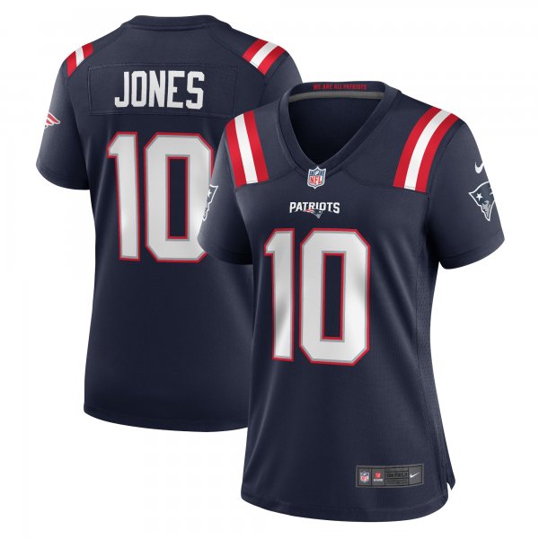 Women's New England Patriots Mac Jones Nike Navy Team Game Jersey