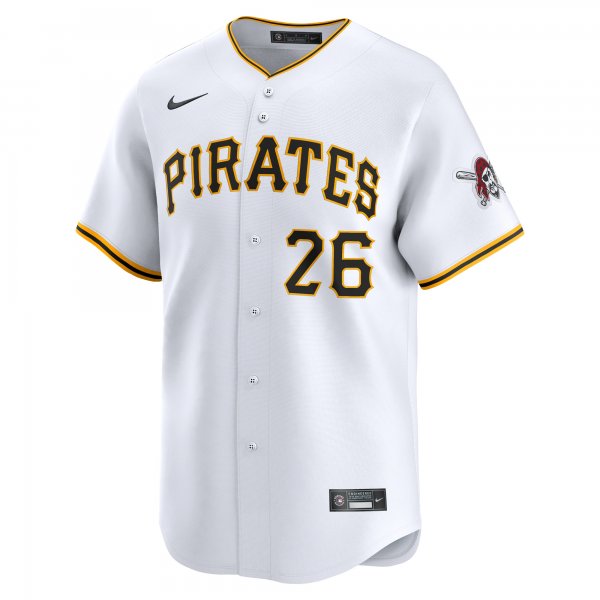 Men's Pittsburgh Pirates Bailey Falter Nike White Home Limited Player Jersey