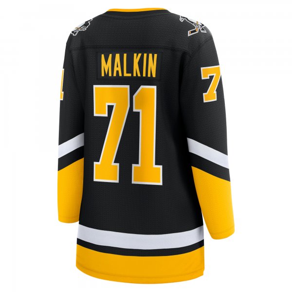 Women's Pittsburgh Penguins Evgeni Malkin Fanatics Black Alternate Premier Breakaway Player Jersey