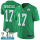 Men's Nike NFL Philadelphia Eagles #17 Harold Carmichael Limited Green Rush Vapor Untouchable Super Bowl LII Jersey