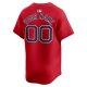 Men's Boston Red Sox  Nike Red  Alternate Limited Custom Jersey