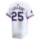 Men's Texas Rangers Jose Leclerc Nike White 2024 Gold Collection Limited Player Jersey