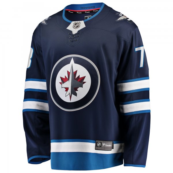 Women's Winnipeg Jets Tyler Toffoli Fanatics Blue Home Breakaway Player Jersey