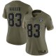 Women's Las Vegas Raiders Darren Waller Nike Olive 2022 Salute To Service Limited Jersey