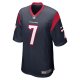 Men's Houston Texans C.J. Stroud Nike Navy 2023 NFL Draft First Round Pick Game Jersey