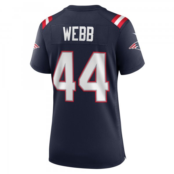 Women's New England Patriots Raleigh Webb Nike Navy Home Game Player Jersey