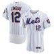 Men's New York Mets Francisco Lindor Nike White Home Player Jersey