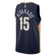 Unisex New Orleans Pelicans Jose Alvarado Nike Navy Swingman Jersey - Icon Edition