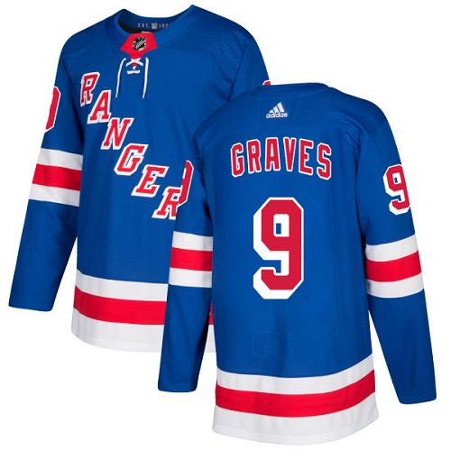 Adidas New York Rangers #9 Adam Graves Royal Blue Home Stitched NHL Jersey