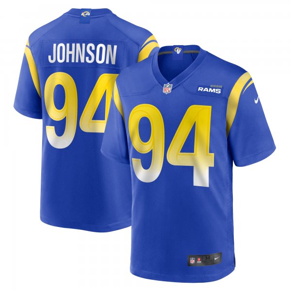 Men's Los Angeles Rams Desjuan Johnson Nike Royal Home Game Jersey