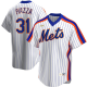 Men's NIKE New York Mets #31 Mike Piazza Home Cooperstown Collection Player White MLB Jersey