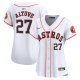 Women's Houston Astros #27 Jose Altuve Nike White Home Limited Player Jersey